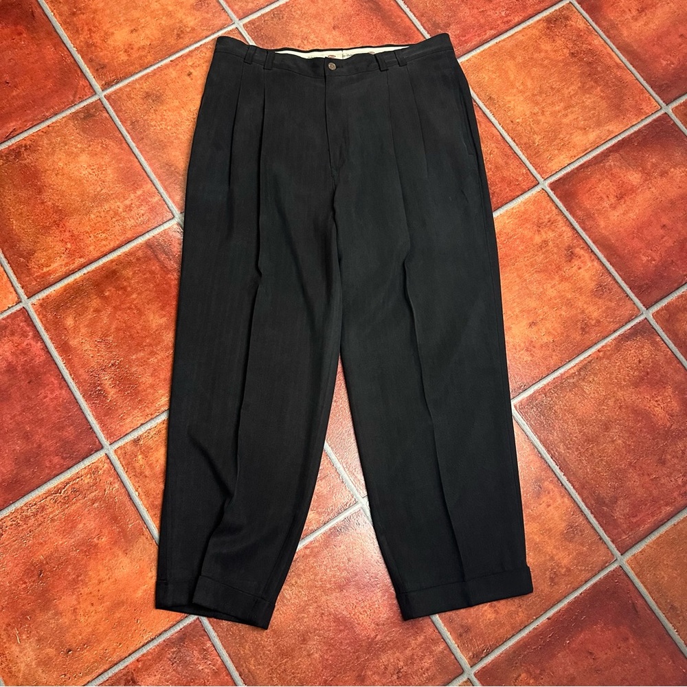 Tommy Bahama 100% Silk Herringbone Pants